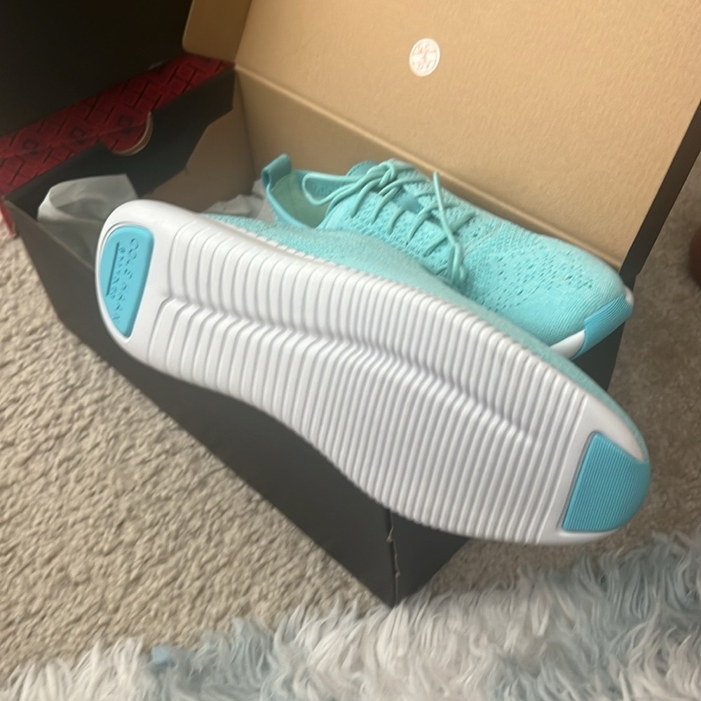 Cole Haan Light Blue Sneakers with White Soles